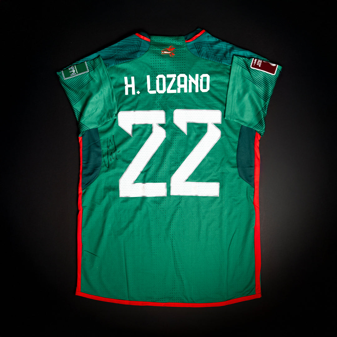 Jersey Firmado Chuky Lozano - México Mundial 2022